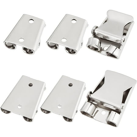 6PCS 2 Sizes Sliver Iron Bolo Tie Findings Slider Clasp Bolo Tie Tips Bolo Tie Buckle Accessories Slide Lock Clips for Bolo Tie Making Leather Men Creative Gifts Bronze