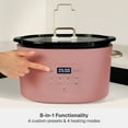 thumbnail image 5 of Thyme & Table 6QT Programmable Slow Cooker, Faded Rose, 5 of 11