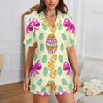 thumbnail image 2 of Sdmnsg-T Chicken And Rooster Women Pajama Set Short Sleeve Comfy Pjs Sets 2 Piece Lounge Set, 2 of 8