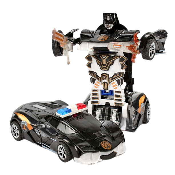 Transforming Robot Police Car, Race Car to Robot Toy Transforming Toys