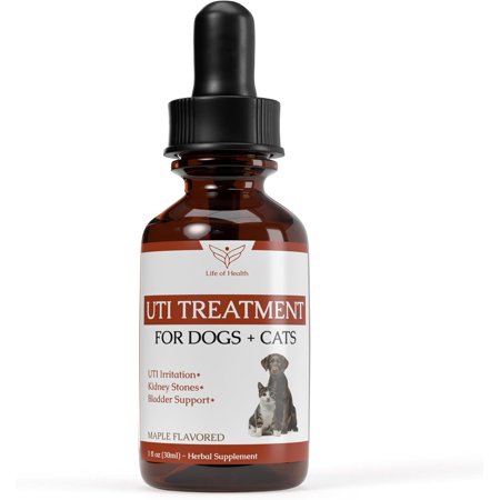 Cat & Dog Urinary Tract Infection Treatment - Helps with Bladder, Kidney, Incontinence, & More - Cat UTI - Dog UTI Treatment - Feline UTI Treatment - Cat UTI Remedy - Dog UTI - 1 fl oz