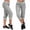 Gray, variant on Otvok Womens Yoga Drawcord Capris Casual Cropped Leg Pants