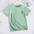 thumbnail image 5 of Jinhomg Kids Short Sleeve T-Shirts Quick Dry Mesh Breathable Sport Tee Summer Crew Neck Athletic Top for Big Boys Girls 2-18Y Back to School, 5 of 6
