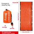 thumbnail image 3 of NovaStitch Thermal Emergency Sleeping Bag Heat Reflective Survival Bivvy Sack Waterproof Windproof Camping Shelter for Cold Weather Protection, 3 of 6