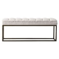 thumbnail image 6 of Belen Kox Fabric Bench, Shortbread Beige, 6 of 6
