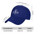 thumbnail image 5 of Jesus Saved My Life Religious Christian God Baseball Cap Adjustable Trucker Sun Hat Outdoor Sport Casquette Hats for Men Women Blue, 5 of 7