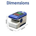thumbnail image 5 of Fingertip Pulse Oximeter,Blood Oxygen SpO2 Sports and Aviation Fingertip Monitor,Pediatric Pulse Oximeter with Lanyard, 5 of 7