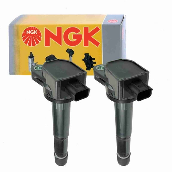 2 pc NGK 48872 Ignition Coils for 178-8494 30520-RL5-A01 E1129 IC732 UF-629 UF629 Spark Plug Wire Boot Fits select: 2009-2014 ACURA TSX