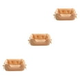 thumbnail image 4 of Transemion Dog Bed Washable For Clean And Odor-Free Sleeping Area Two Size For Choice khaki S 3Set, 4 of 6