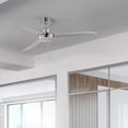 thumbnail image 4 of Maxim Lighting - Ultra Slim - 52 Inch Outdoor 3 Blade Ceiling Fan-Satin Nickel, 4 of 7