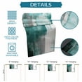 thumbnail image 5 of Table Runner Dresser Scarf 13 x 36 Inch Abstract Retro Turquoise White Paint Texture Table Runners Non-Slip Heat Resistant Kitchen Dining Table Decor for Indoor Outdoor Home Party Decoration, 5 of 7