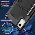 thumbnail image 2 of SOATUTO for Lenovo Tab M11/K11 LTE Case 11 inch (TB330FU/TB330XU)，Lenovo Xiaoxin Pad 2024 11inch TB-331FC Tablet Case Shock-Resistant Rugged Hybrid Kids Friendly Cover Built-in Kickstand, Black/Black, 2 of 7