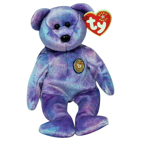 Ty Beanie Baby: Clubby 4 the Bear BBOC (Various Buttons) | Stuffed Animal | MWMT