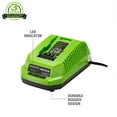 Greenworks 40V Battery Charger, 29482
