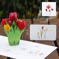thumbnail image 4 of SDJMa 3D Greeting Cards for Mothers Day, Tulip Flower Card, Valentines Day, Wedding, Anniversary, Love, Romance, Thank You, Sympathy, All Occasion, 4 of 8