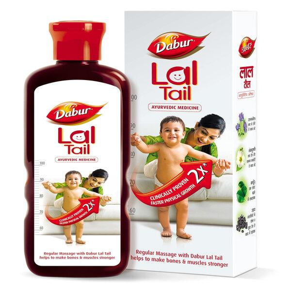 Dabur Lal Tail(oil) Ayurvedic Medicine Kids Massage Oil 200ml
