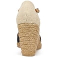 thumbnail image 3 of White Mountain Womens Mamba Canvas Ankle Strap Espadrilles, 3 of 3