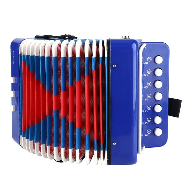 Accordion Toy, Blue Children Accordion, For Kids Young Hands