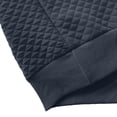 thumbnail image 4 of Mens Quarter Zip Pullover Sweatshirts for Men Diamond Quilted Collar Waffle Weave Sweatshirt Solid Color Casual Loose Fit Sweatshirt with Pockets, 4 of 8