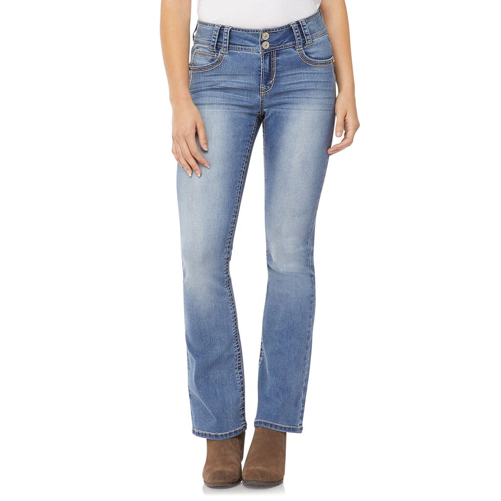 wallflower women's instastretch luscious curvy bootcut jeans