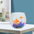 thumbnail image 3 of HINTRMENT 1Pcs Réservoir de Poissons de Bureau Fond Plat Conteneur Transparent Durable, 3 of 8