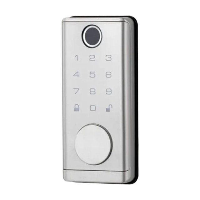 Serrure Électronique Numérique Door avec Mot de Passe Intelligent Finrprint, Carte Rfid, Entrée Sans Clé Tuya, Serrures Biométriques Numériques, Intelligente et Pratique
