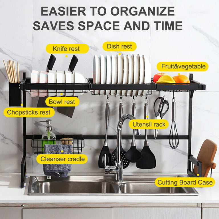 Home Key Over-the-Sink Dish Drying Rack — Tools and Toys