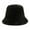 Black, variant on ZQUUVOU Oversized Winter Faux Fur Bucket Hat For Women Black