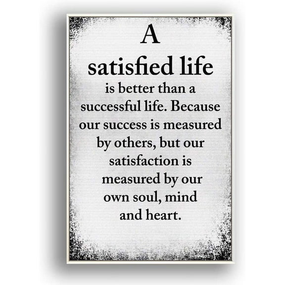 IDEA4WALL Framed Canvas Wall Art for Living Room, Bedroom Beautiful Quotes Canvas Prints for Modern Home Decoration Ready to Hang