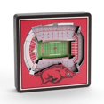 thumbnail image 1 of YouTheFan NCAA Arkansas Razorbacks Aimants 3D StadiumView - Donald W. Reynolds Razorback Stadium, 1 of 4