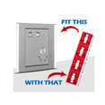 thumbnail image 3 of 96 Pcs Switch and Receptacle Spacers, Plastic Switch and Receptical Spacers for Electrical Box + 30 Pcs Screws, 3 of 6