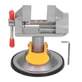 thumbnail image 2 of Carving Table Bench Vise, Steel Suction Cup Mini Vise High Strength  For Desktop, 2 of 8
