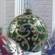 thumbnail image 1 of Bola adornada inflable gigante del Pvc de la Navidad, decoraciones al aire libre inflables de la Navidad, 1 of 5