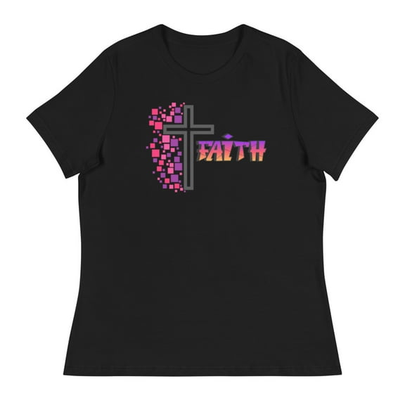 Women's Relaxed T-Shirt (Black, S)