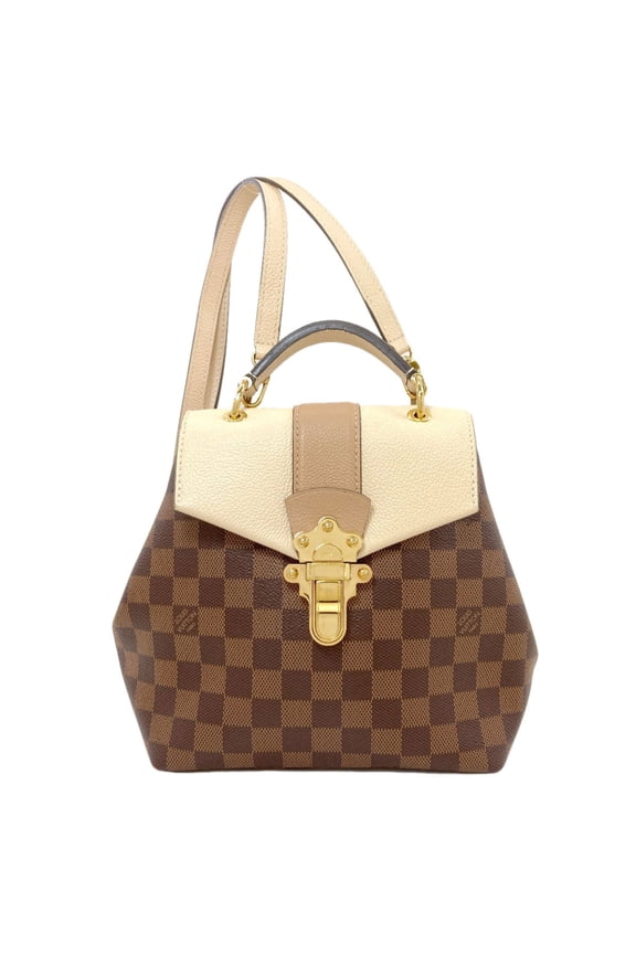 Pre-Owned Louis Vuitton N42259 Clapton Backpack, Rucksack/Daypack, Damier Canvas, Women's Bag...