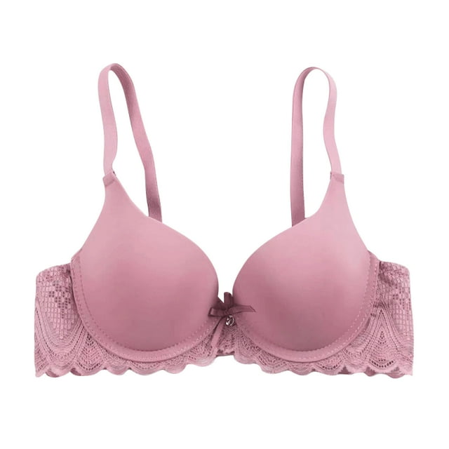 ameIAEA T Shirt Bras for Women Push Up Seamless Bras Adjustable Strap Breathable Everyday Bras