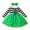 Green, variant on Odeerbi 6M-5Y Toddler Girls St. Patrick's Day Tulle Dress Cotton Long Sleeve Cute Bow Princess Dresses Children's Fashion Striped Mesh Dress with Headband Toddler Girls Clothes