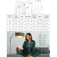 thumbnail image 5 of Pajamas for Women: Syphoria Womens Pajamas, Two-Piece Long Sleeve with Long Pajama Pant Set Button Down Lounge Sets for Women, 5 of 6