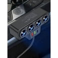thumbnail image 3 of Adaptador Mechero Btafrte con 3 Enchufes USB QC3.0+PD 3.1A 12V-24V 120W, 3 of 9