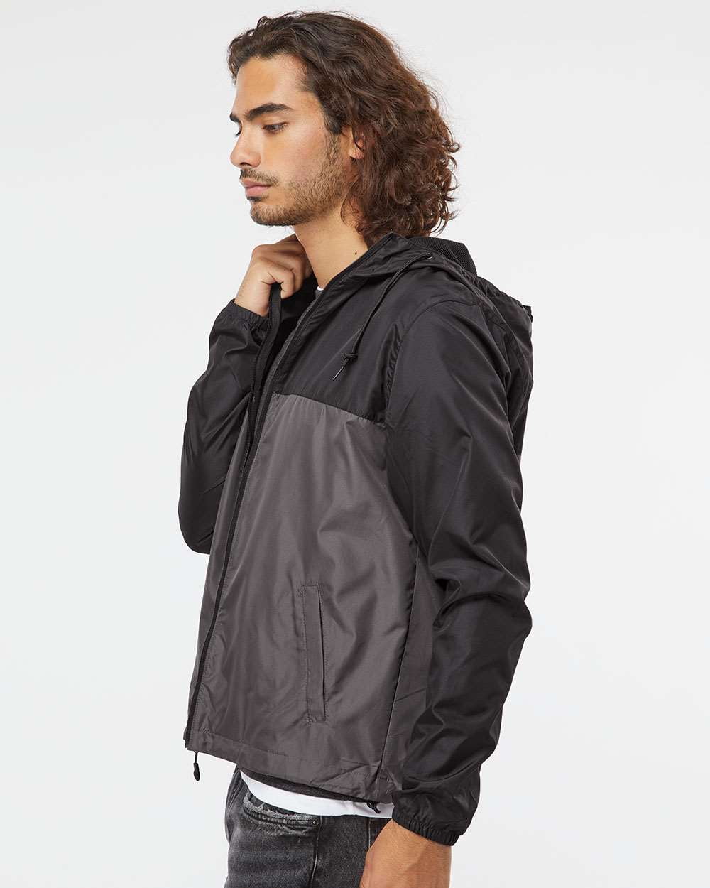 Independent Trading Co. Youth Lightweight Windbreaker Zip Jacket