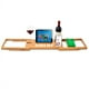 thumbnail image 5 of Bandeja Caddy para bañera, organizador de Caddy para bañera de Spa de bambú, bandeja para servir, soporte para libro de vino, parte inferior antideslizante, 5 of 8