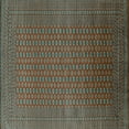 thumbnail image 1 of Ahgly Company Indoor Square Oriental Turquoise Blue Industrial Area Rugs, 7' Square, 1 of 4