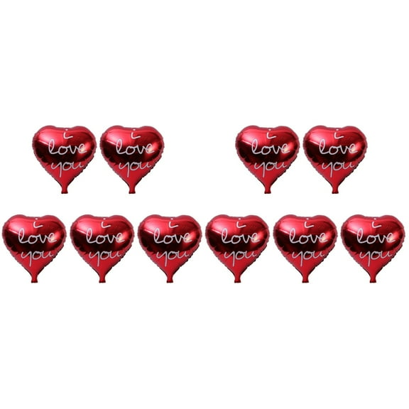 2 Count Gold Balloon Arch Red Romantic Party Decoration