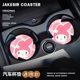 thumbnail image 4 of Sanrioed Anime Kuromi Melody Cinnamoroll Hellokitty Pachacco-posavasos para coche, soporte para botella de agua, almohadilla antideslizante, accesorios para coche, 4 of 4