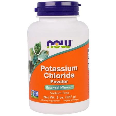 Now Foods, Potassium Chloride Powder, 8 oz (227 (Best Time To Take Potassium Chloride)