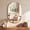 Gold, variant on GIANNA 20"x30" Oval Bathroom Mirror – Metal Frame, Elliptical Wall Mirror for Vanity, Black
