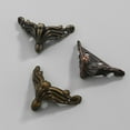 thumbnail image 2 of Antique Corner Protectors 10pcs Retro Wooden Box Leg Support Covers Decoration, 2 of 6