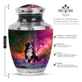thumbnail image 2 of MUKTIVE Dog Adults Urn for Human Ashes Men - Funeral Urns for Adult Ashes Women - Pink Decorative Urn for Burial - 10 Inch Large Urns for Memorial Adults, 2 of 7