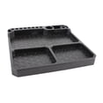 thumbnail image 2 of Bandeja de herramientas de silicona con soporte para tornillos, tapete de 3 compartimentos, placa de almacenamiento multiusos, bandeja para piezas con, 2 of 8