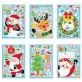 thumbnail image 1 of Christmas Decals Window Stickers , 6pcs Sticker Decor Compatible With Christmas New Year Party Decorations, 1 of 5
